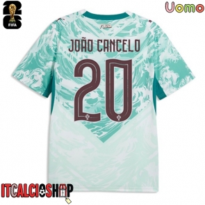 Portogallo Joao Cancelo #20 Seconda Maglia Mondiali 2026 Manica Corta